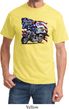 Mens Biker Shirt American Pride Motorcycle Tee T-Shirt