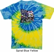 Mens Biker Shirt American Pride Motorcycle Tie Dye Tee T-shirt