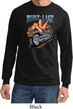 Mens Biker Shirt Built To Last Long Sleeve Tee