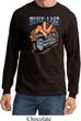 Mens Biker Shirt Built To Last Long Sleeve Tee