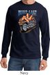 Mens Biker Shirt Built To Last Long Sleeve Tee