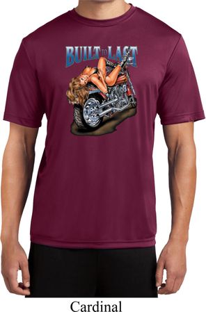 Mens Biker Shirt Built To Last Moisture Wicking Tee