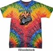 Mens Biker Shirt Built To Last Tie Dye Tee T-shirt