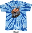 Mens Biker Shirt Built To Last Twist Tie Dye Tee T-shirt