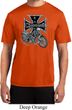Mens Biker Shirt Chopper Cross Skeleton Moisture Wicking Tee T-Shirt