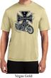 Mens Biker Shirt Chopper Cross Skeleton Moisture Wicking Tee T-Shirt
