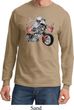 Mens Biker Shirt Eagle Biker Long Sleeve Tee