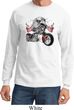 Mens Biker Shirt Eagle Biker Long Sleeve Tee