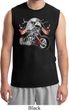 Mens Biker Shirt Eagle Biker Muscle Tee T-Shirt