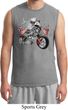 Mens Biker Shirt Eagle Biker Muscle Tee T-Shirt