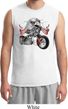 Mens Biker Shirt Eagle Biker Muscle Tee T-Shirt
