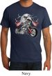 Mens Biker Shirt Eagle Biker Organic Tee T-Shirt