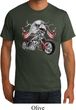 Mens Biker Shirt Eagle Biker Organic Tee T-Shirt