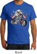 Mens Biker Shirt Eagle Biker Organic Tee T-Shirt