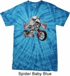 Mens Biker Shirt Eagle Biker Spider Tie Dye Tee T-shirt