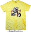 Mens Biker Shirt Eagle Biker Spider Tie Dye Tee T-shirt