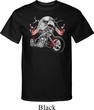Mens Biker Shirt Eagle Biker Tall Tee T-Shirt