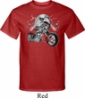Mens Biker Shirt Eagle Biker Tall Tee T-Shirt