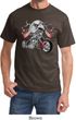 Mens Biker Shirt Eagle Biker Tee T-Shirt