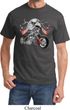Mens Biker Shirt Eagle Biker Tee T-Shirt