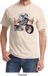 Mens Biker Shirt Eagle Biker Tee T-Shirt