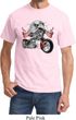 Mens Biker Shirt Eagle Biker Tee T-Shirt