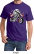 Mens Biker Shirt Eagle Biker Tee T-Shirt