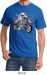 Mens Biker Shirt Eagle Biker Tee T-Shirt