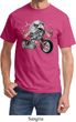 Mens Biker Shirt Eagle Biker Tee T-Shirt