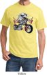Mens Biker Shirt Eagle Biker Tee T-Shirt