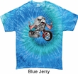 Mens Biker Shirt Eagle Biker Tie Dye Tee T-shirt