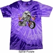 Mens Biker Shirt Eagle Biker Tie Dye Tee T-shirt