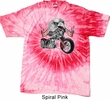 Mens Biker Shirt Eagle Biker Tie Dye Tee T-shirt