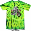 Mens Biker Shirt Eagle Biker Tie Dye Tee T-shirt