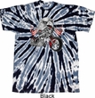 Mens Biker Shirt Eagle Biker Twist Tie Dye Tee T-shirt