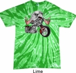 Mens Biker Shirt Eagle Biker Twist Tie Dye Tee T-shirt