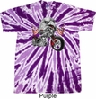 Mens Biker Shirt Eagle Biker Twist Tie Dye Tee T-shirt