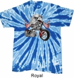 Mens Biker Shirt Eagle Biker Twist Tie Dye Tee T-shirt