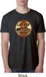 Mens Biker Shirt Last Stop Burnout Tee T-Shirt