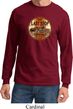 Mens Biker Shirt Last Stop Long Sleeve Tee