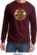 Mens Biker Shirt Last Stop Long Sleeve Tee