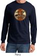 Mens Biker Shirt Last Stop Long Sleeve Tee