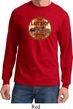 Mens Biker Shirt Last Stop Long Sleeve Tee
