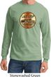 Mens Biker Shirt Last Stop Long Sleeve Tee