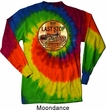 Mens Biker Shirt Last Stop Long Sleeve Tie Dye Tee T-shirt