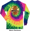 Mens Biker Shirt Last Stop Long Sleeve Tie Dye Tee T-shirt