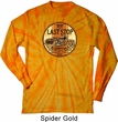 Mens Biker Shirt Last Stop Long Sleeve Tie Dye Tee T-shirt