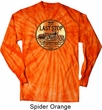 Mens Biker Shirt Last Stop Long Sleeve Tie Dye Tee T-shirt