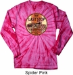 Mens Biker Shirt Last Stop Long Sleeve Tie Dye Tee T-shirt