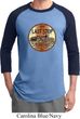 Mens Biker Shirt Last Stop Raglan Tee T-Shirt